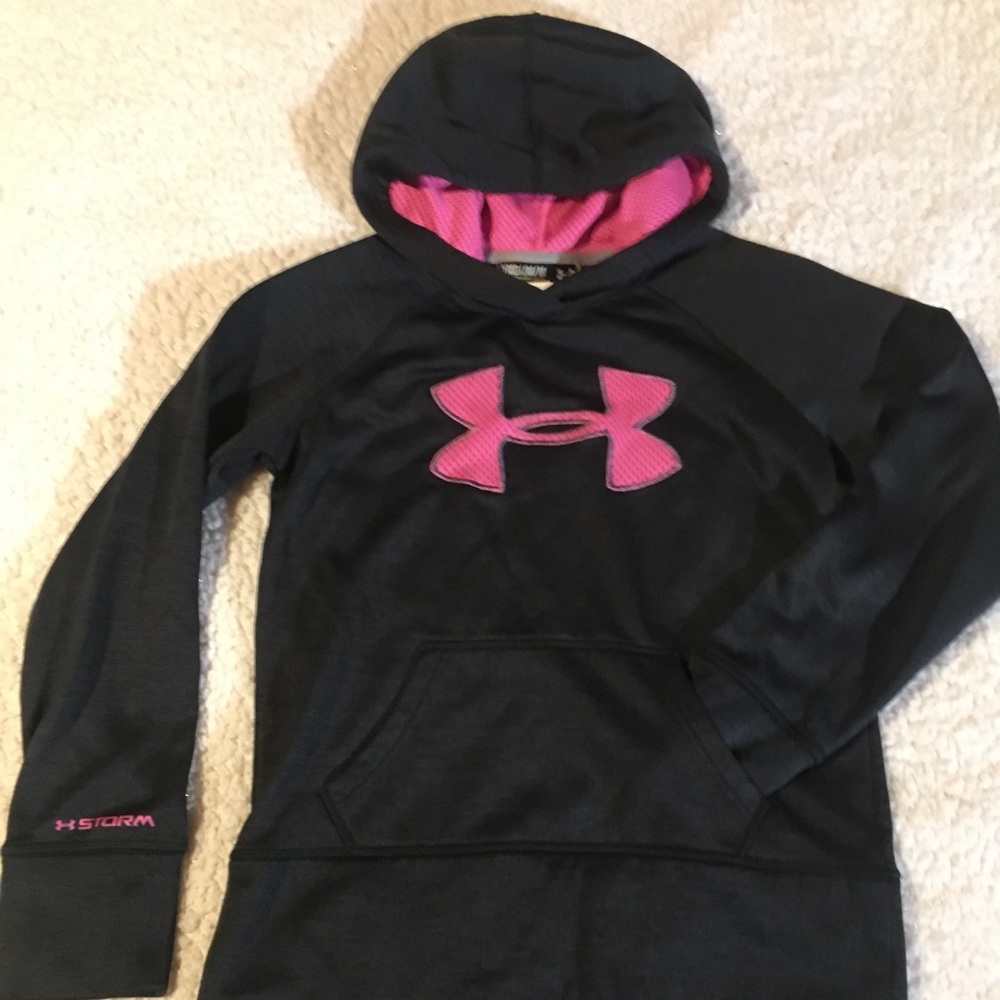 Girls jun. med. under armor hoodie